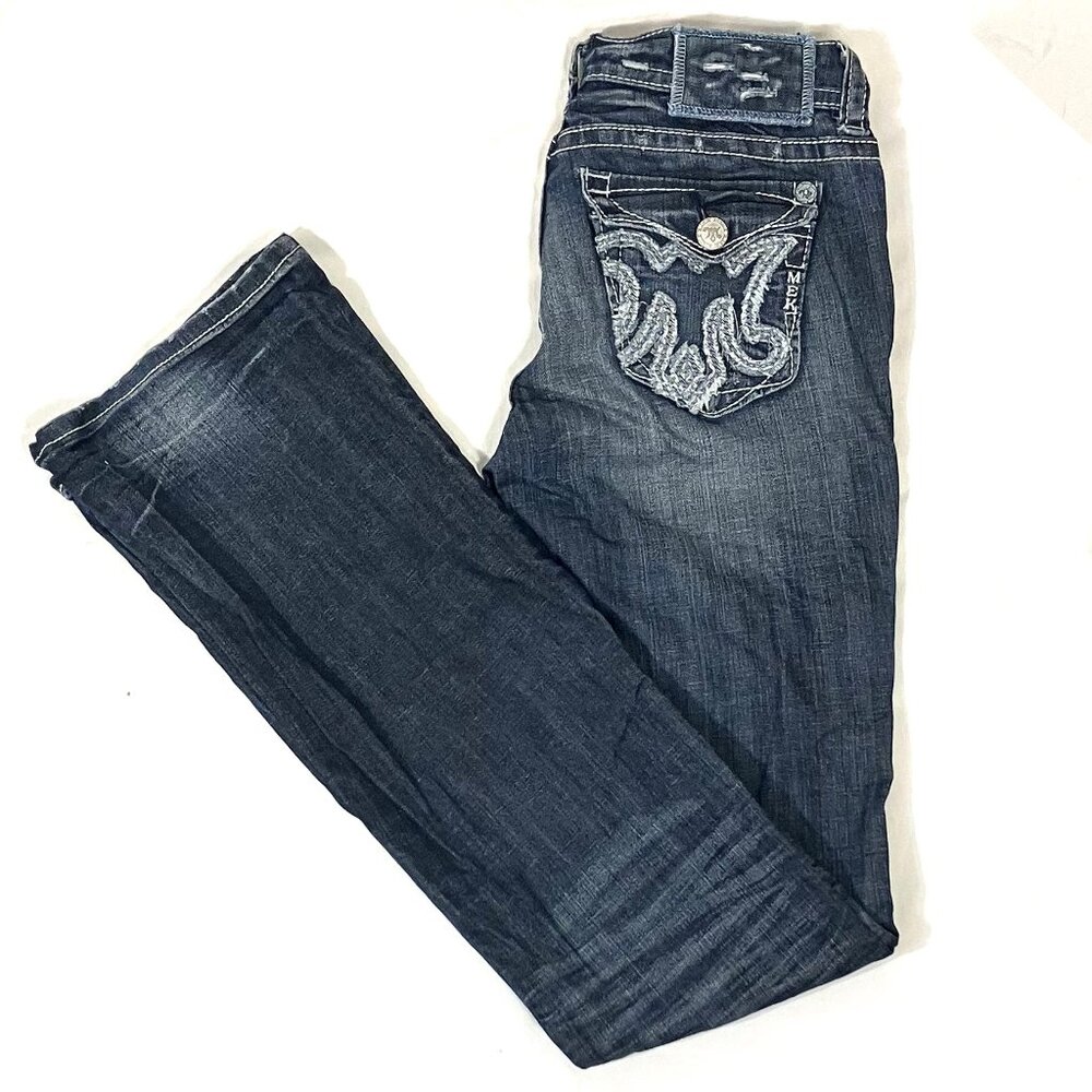 Women's Jeans, MEK Denim, St Louis Easy Bootcut, 26W 36L, 1% Spandex